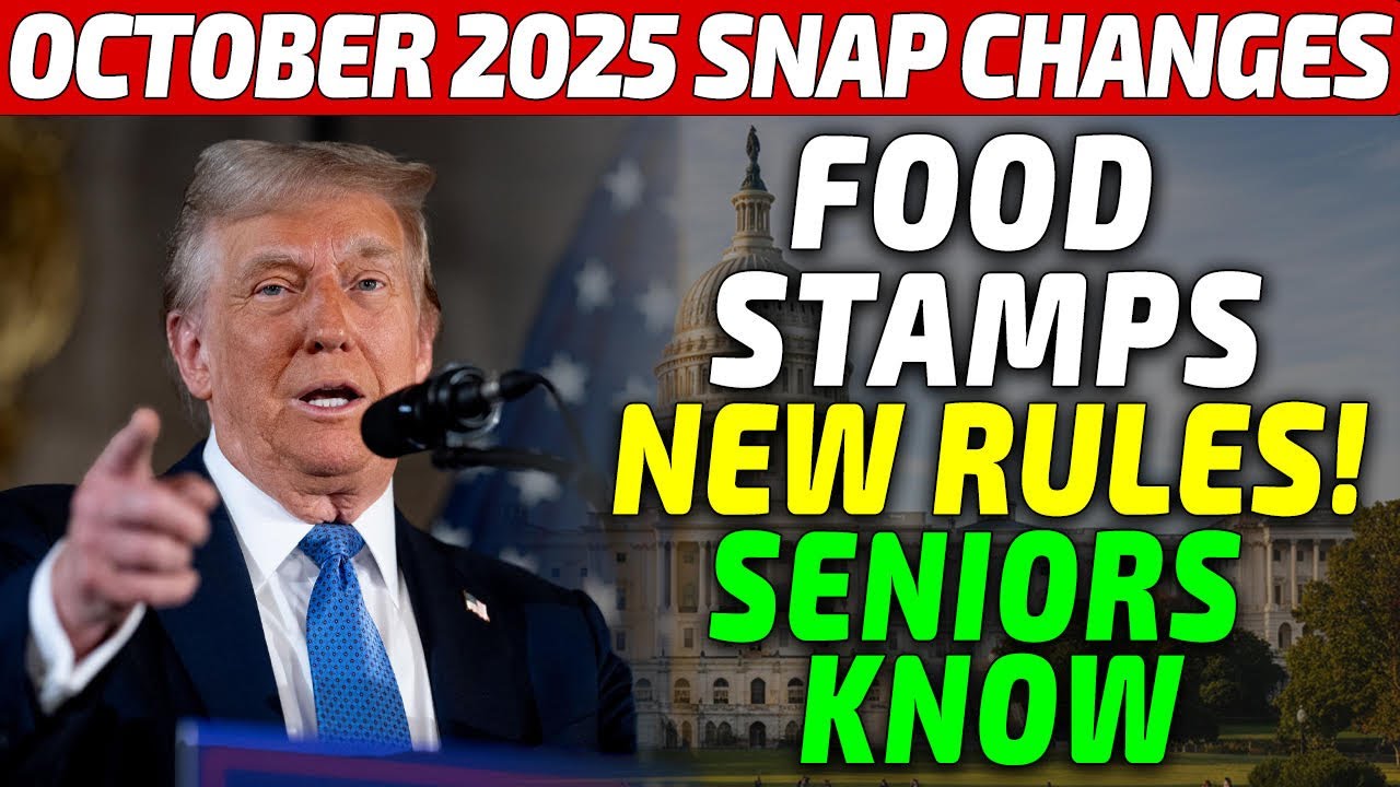 🚨 October 2025 SNAP Changes &ndash; Seniors on Food Stamps Must Know New Rules Now!