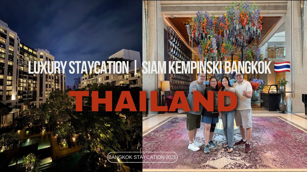 Luxury Staycation at Siam Kempinski Bangkok 🇹🇭 | 5-Star Hotel Experience in #Thailand