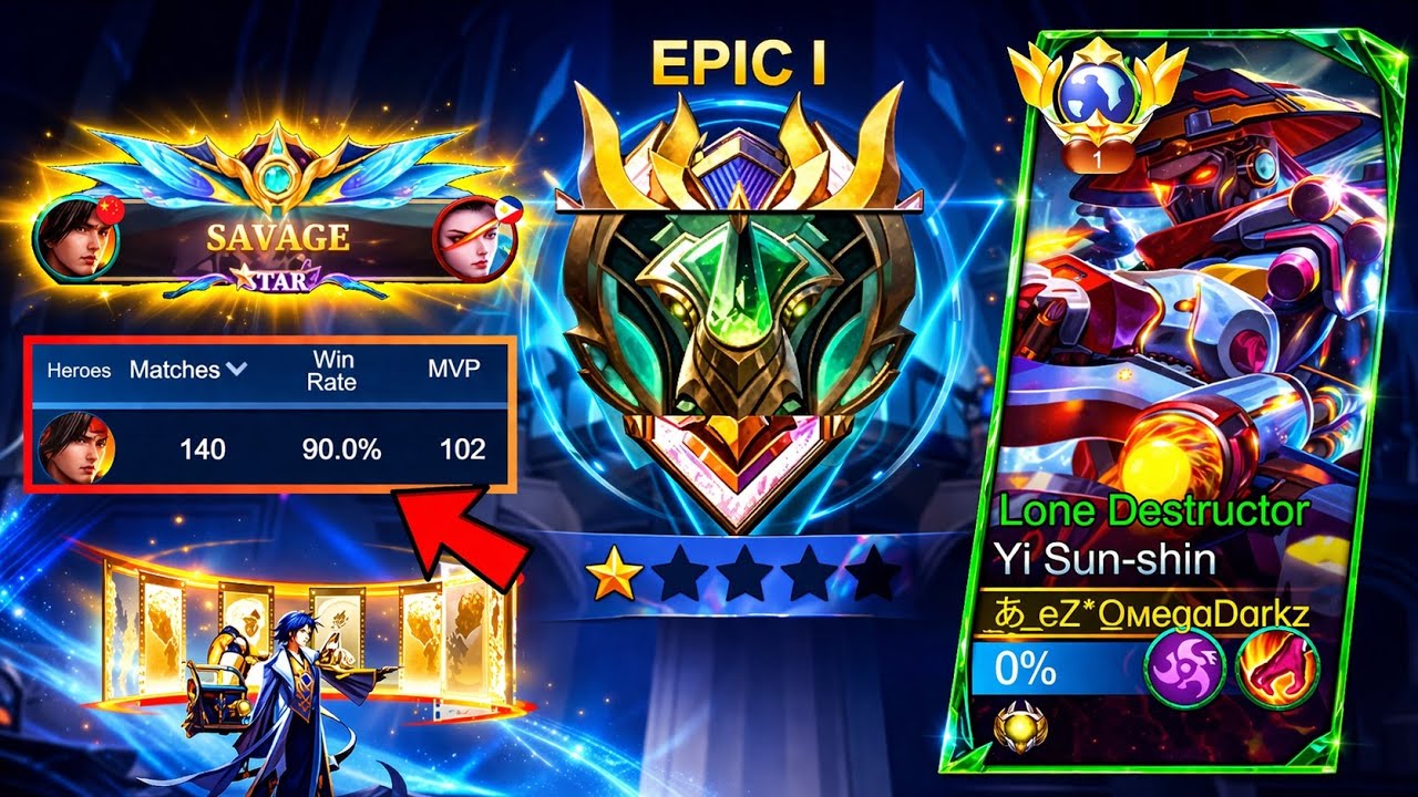 WHEN 90% WINRATE YSS GOES BACK TO EPIC HELL! THIS HAPPENED... ☠️ SAVAGE - MLBB