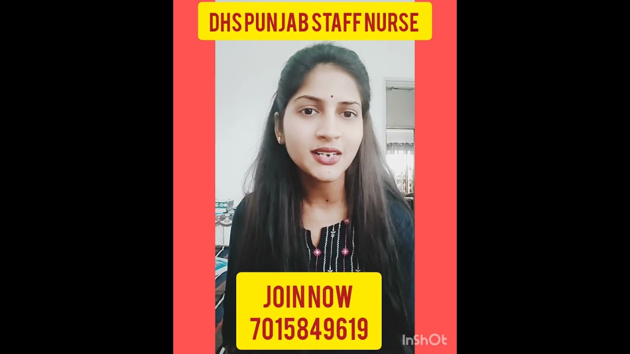 DHS Punjab Staff Nurse Syllabus/Pattern/Strategy #Dhsstaffnurse2025 #Punjabstaffnurseclasses 