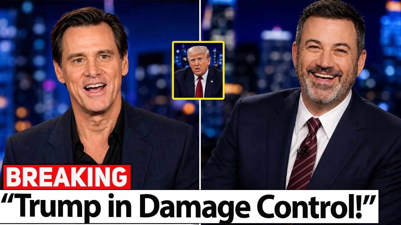 Trump FREEZES as Jimmy Kimmel & Jim Carrey ROAST Him LIVE On Air