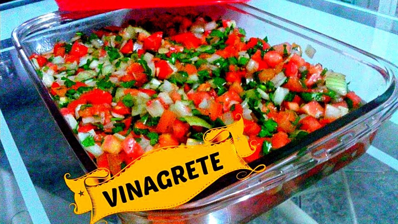 COMO FAZER VINAGRETE RÁPIDO E DELICIOSO - CANAL RECEITAS E FAMÍLIA