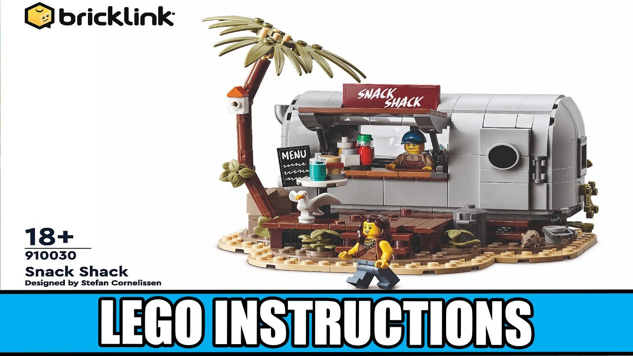 LEGO Instructions - Bricklink - 910030 - Snack Shack - Designer Program Series 1