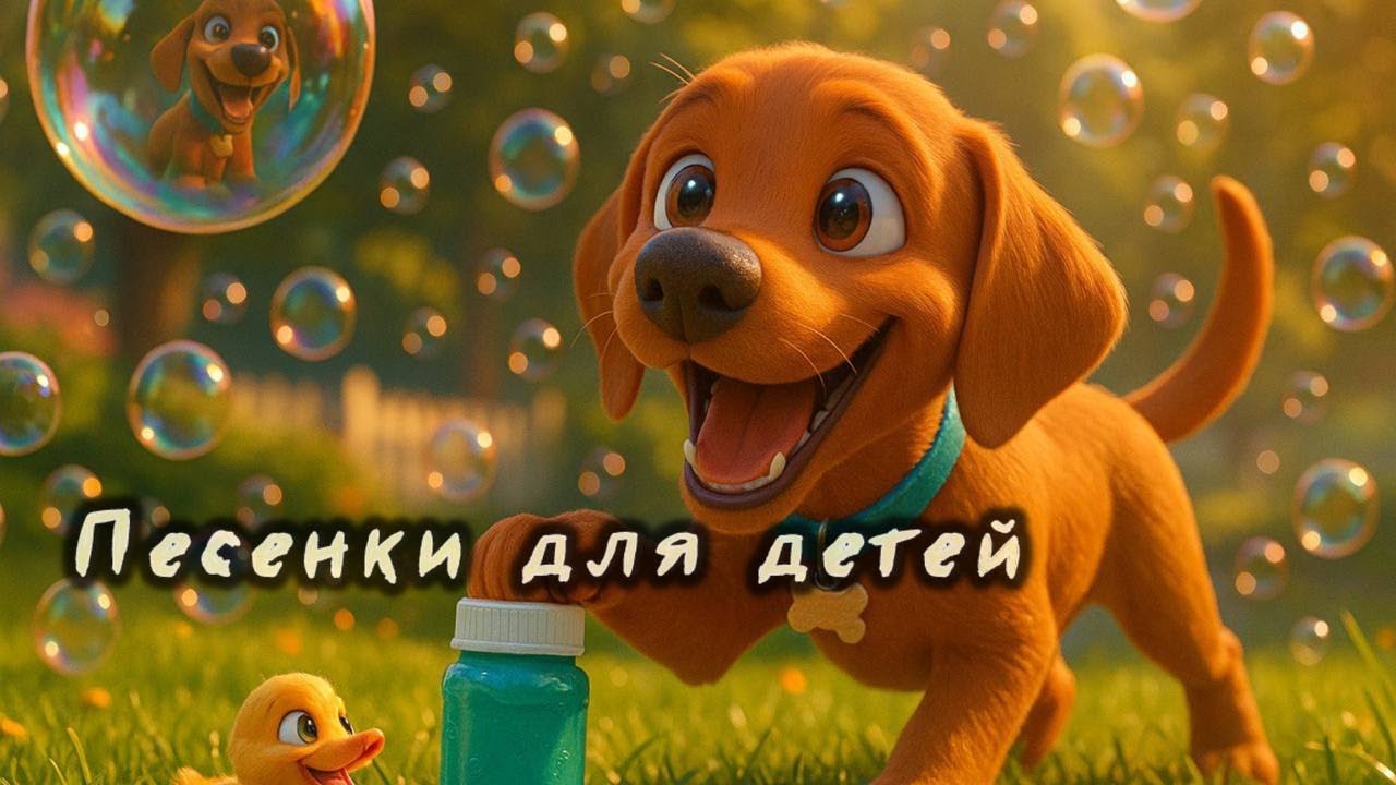 Веселые песенки для детей 🐶 Музыкальный мультик
