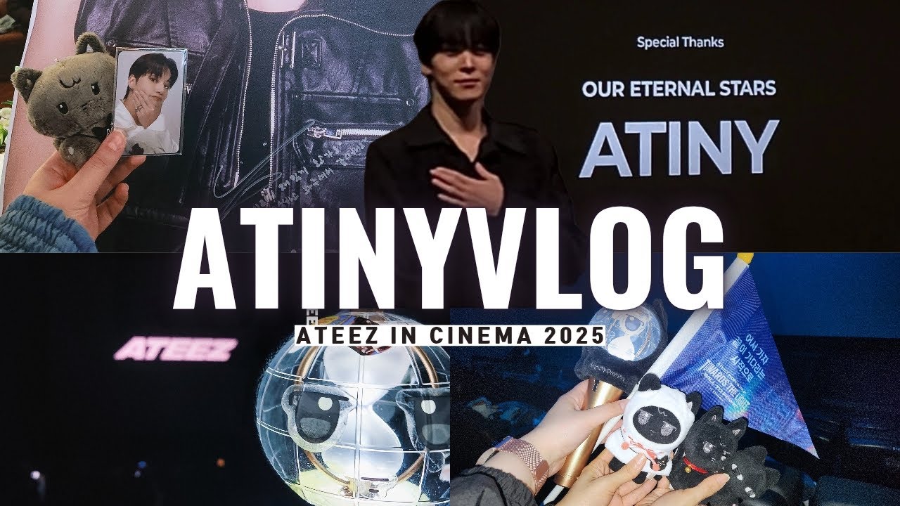 [에이티니 브이로그 ATINY VLOG] ATEEZ in Cinema 2025 | 티니로그 