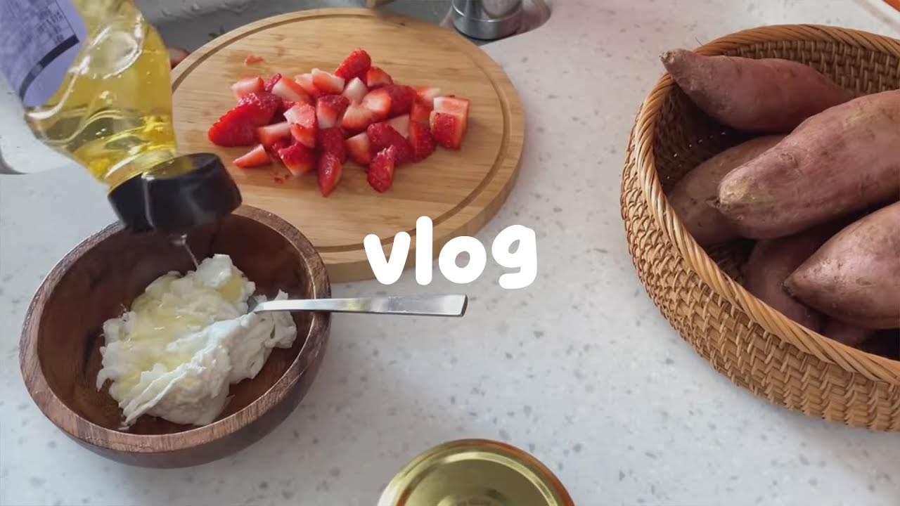 VLOG | 게으름뱅이의 교환학생 지원 그리고 결과, 다이어트 떡볶이, 미디 작곡 연습, 대왕 바닐라 꼬북칩, 자취하는 휴학생의 일상 브이로그
