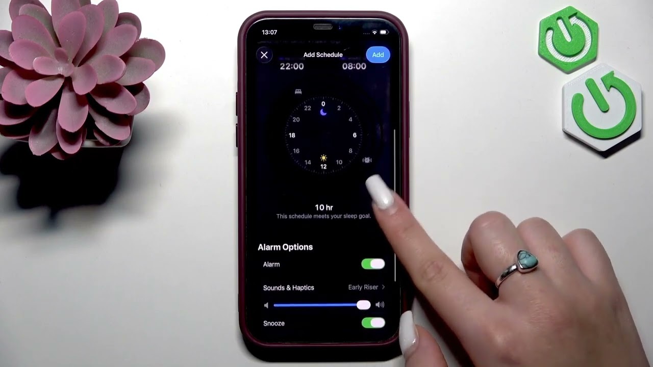 iPhone（APPLE Health）で睡眠スケジュールと睡眠目標を設定する方法