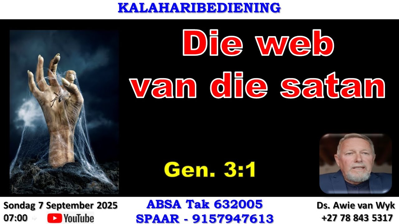 Die web van die satan - Ds Awie van Wyk