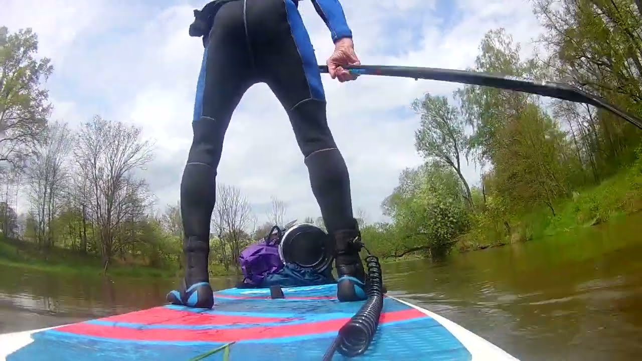 SUP Bobr river Poland overnight trip adventure 7-8.05.2022