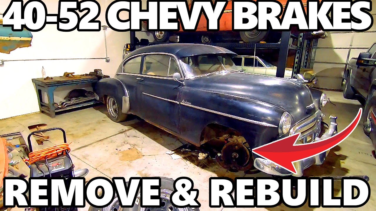 1949 Chevy Brake System Teardown & Rebuild! | Master + Wheel Cylinders, How to Adjust Huck Brakes!