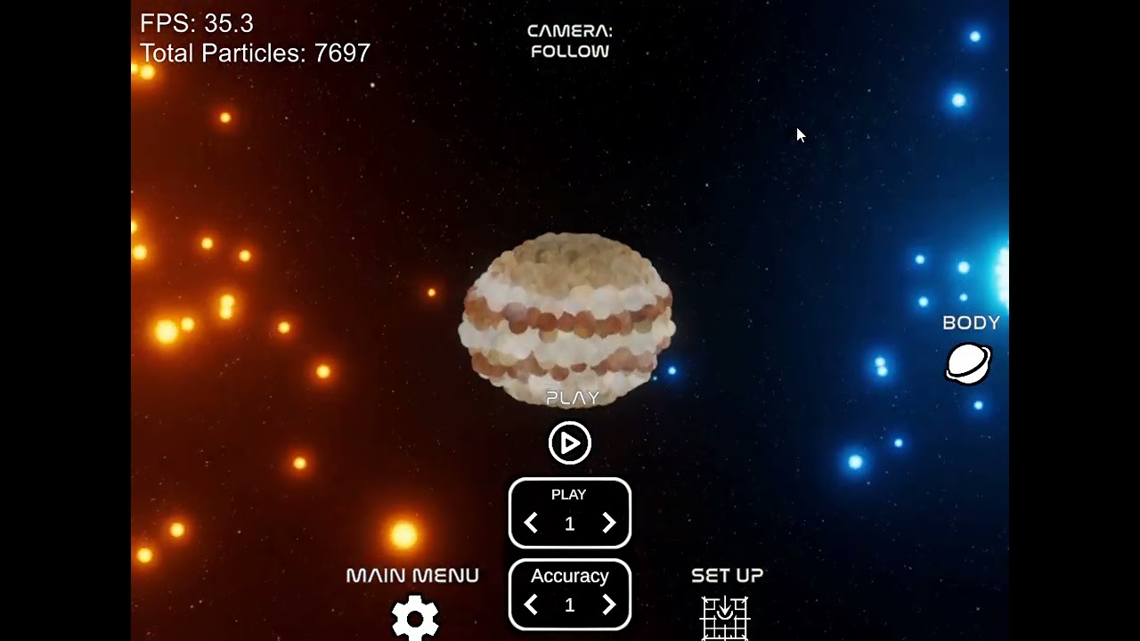 Playing Space Crash Sim!