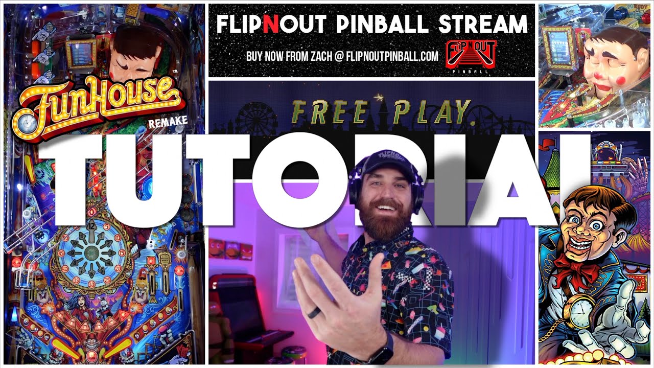 Учебное пособие по Funhouse Remake Pinball (Flip N Out Pinball, 2025)