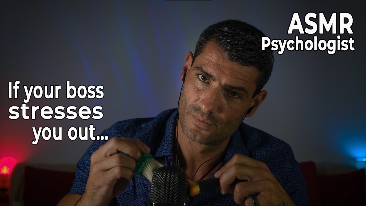 ASMR Roleplay | If Your BOSS Stresses You Out...| ASMR Psychologist
