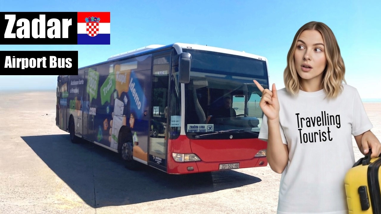 ZADAR Airport to City Centre by bus - Croatia