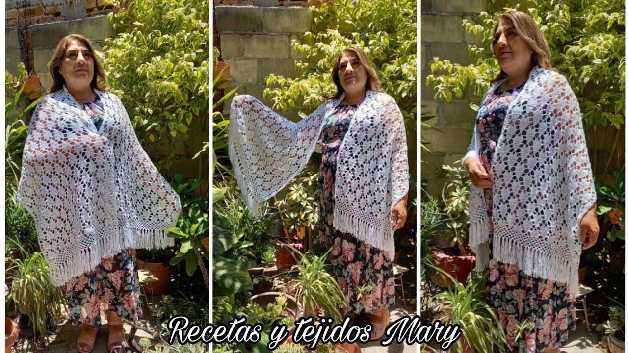 chal a crochet corazones puros🤍puros corazones🤍🤍🤍🤍