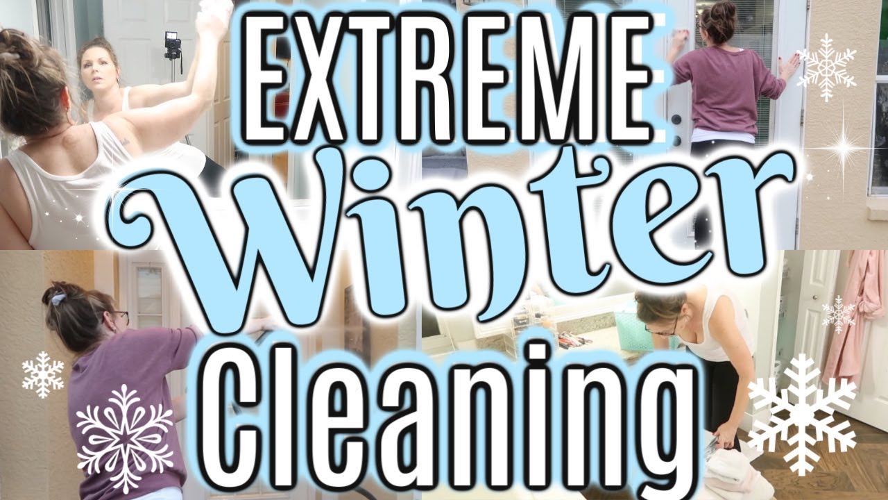 ❄WINTER❄ ALL DAY CLEAN WITH ME 2019 | EXTREME CLEANING MOTIVATION |Collab @BeautyTheBeastons