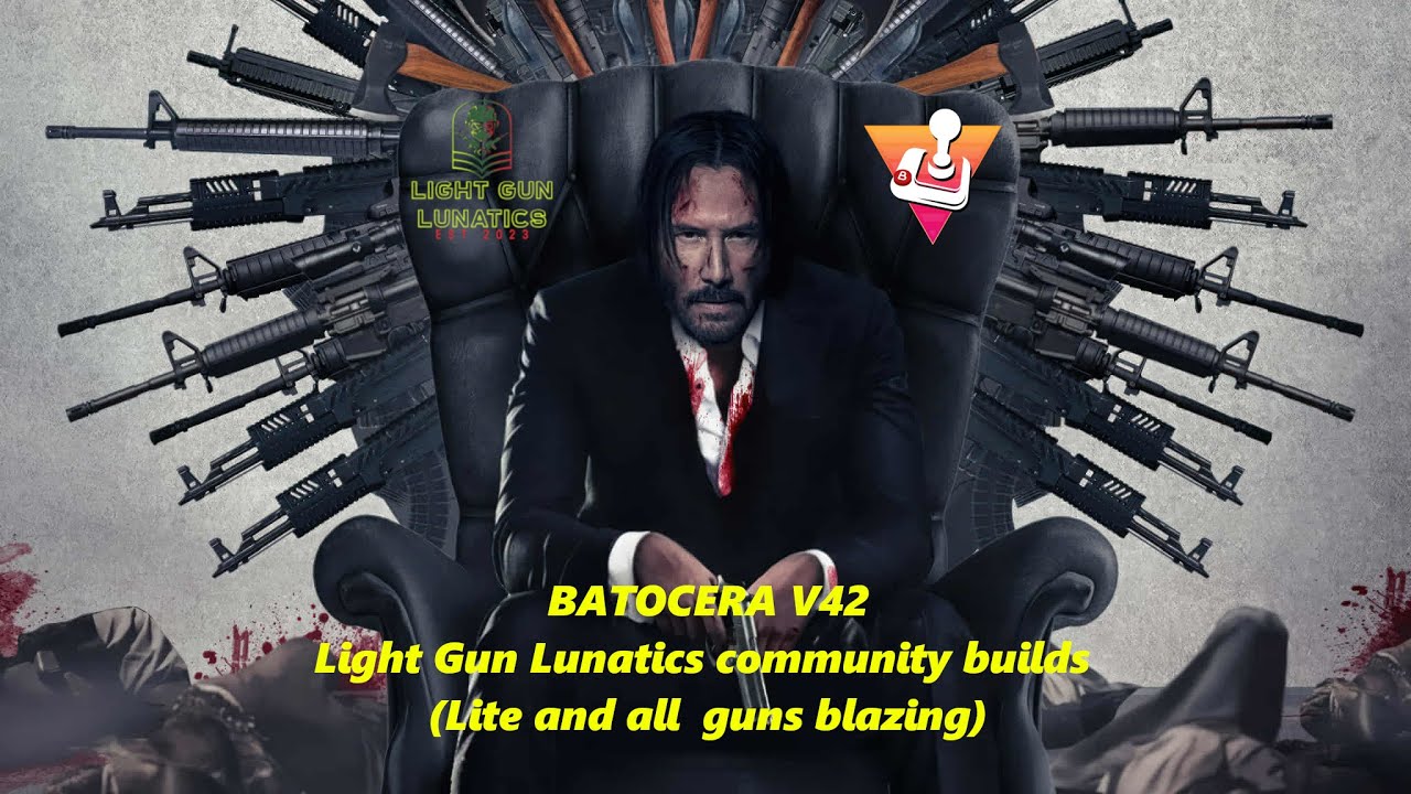 Light Gun Lunatics Batocera v42 all guns blazing out now