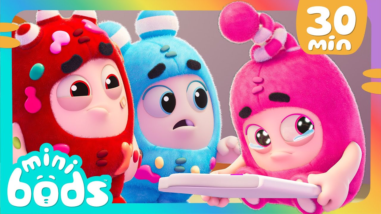 Problème de peinture | Minibods | Baby Oddbods Français | Dessin Animé en Français