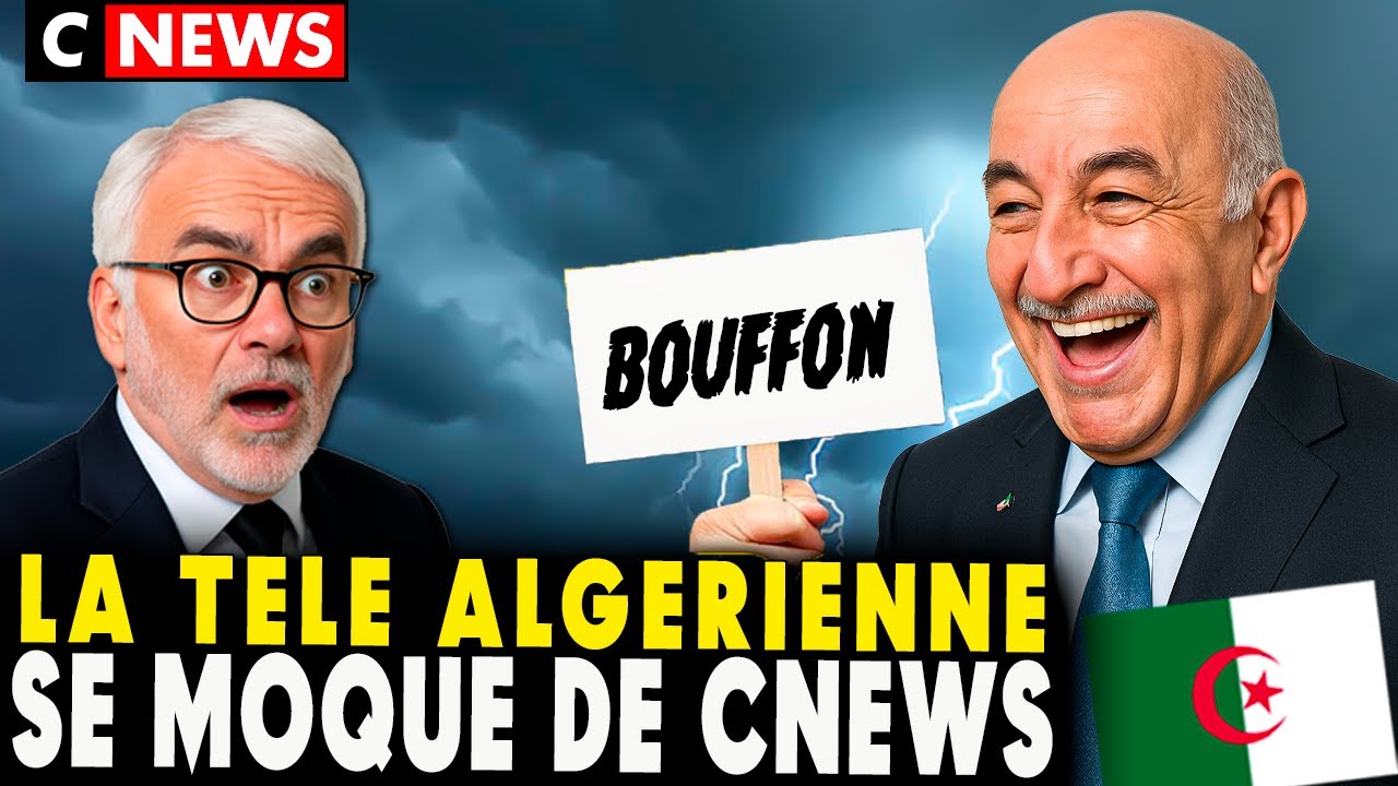 La Télé Algérienne humilie Cnews sur l'interdiction des bûches de Noël #humour #tebboune
