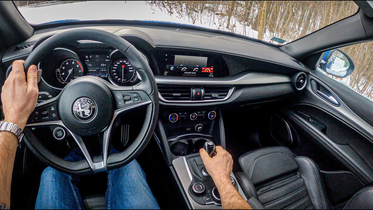Alfa Romeo Stelvio (2.0 Turbo 280 HP) | POV Test Drive 