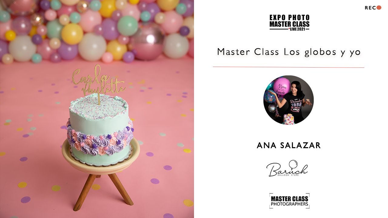 5. 🎈📸  DECORACIÓN DE SETS PARA FOTOGRAFÍA CON GLOBOS 🎈📸 Master Class con Ana Salazar.