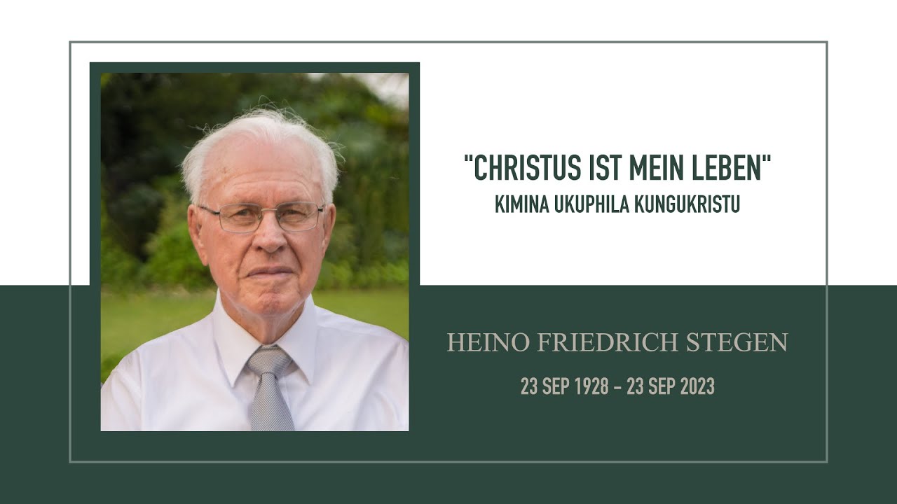 Funeral Heino Friedrich Stegen