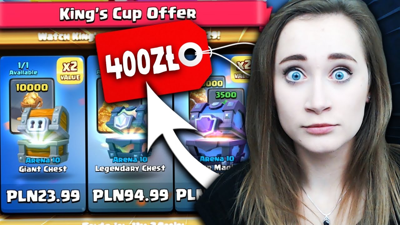 💲 GABI SIĘ WŁAMAŁA I WYDAŁA 400ZŁ NA SKRZYNKI?! | Clash Royale