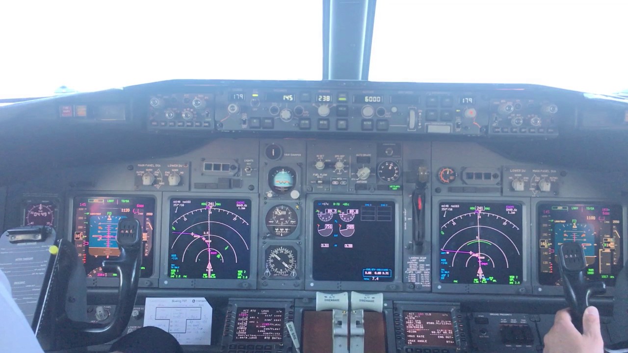 Cockpit Transavia Amsterdam Nice
