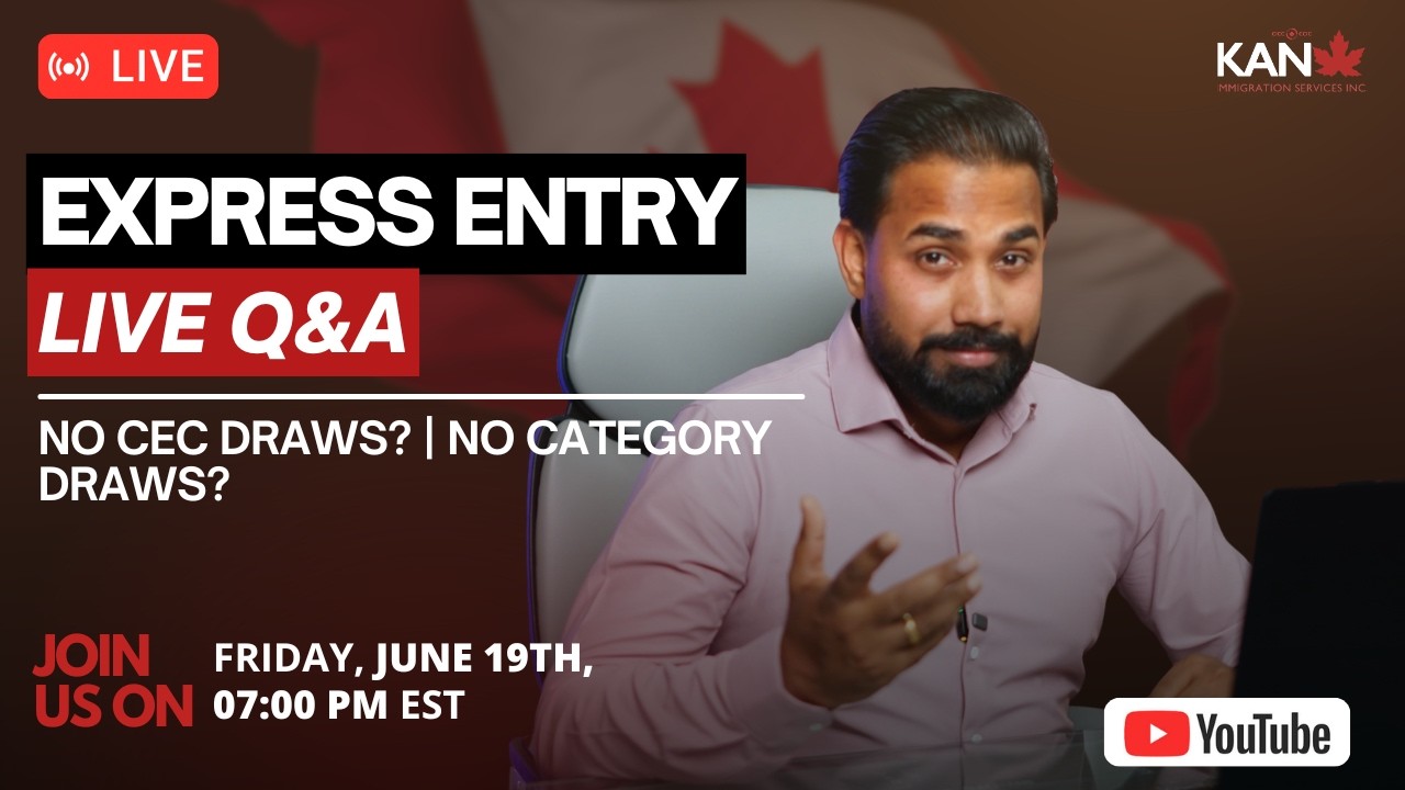 No CEC draws? No category-based draws? EXPRESS ENTRY LIVE Q&A