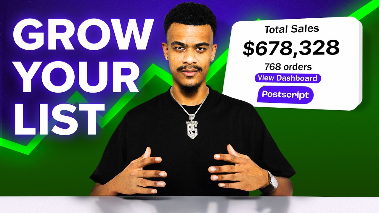 How To Grow Your SMS List (Clothing Brand)