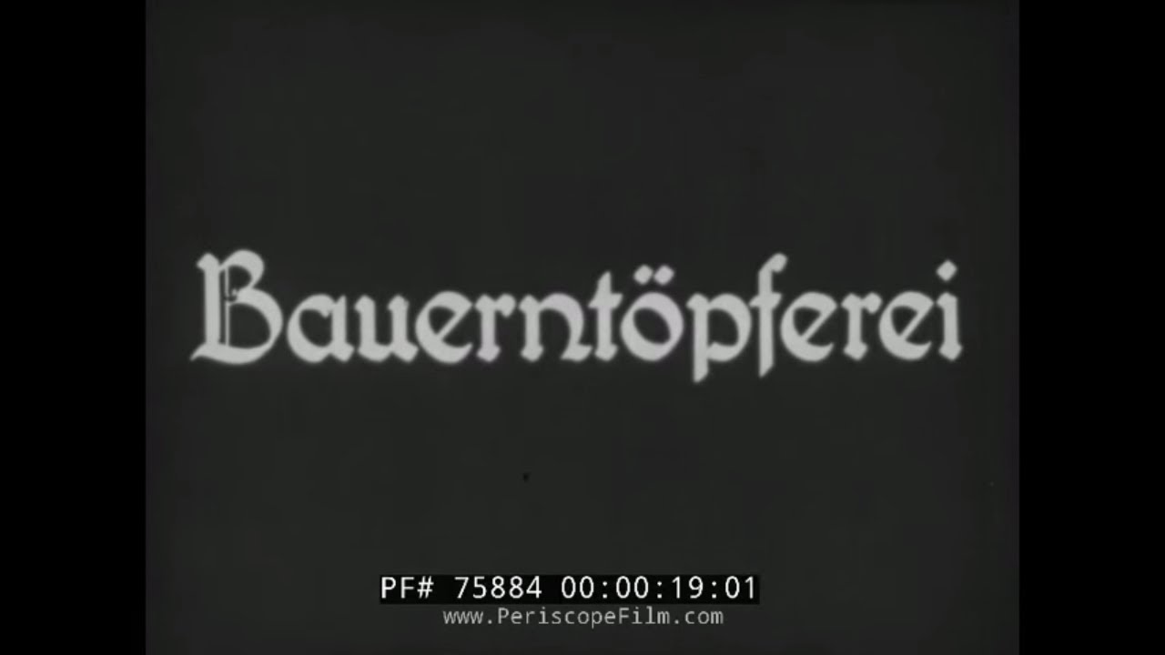 1930s GERMAN FILM MAKING POTTERY & CLAY TABLEWARE  STONEWARE  75884 Xx
