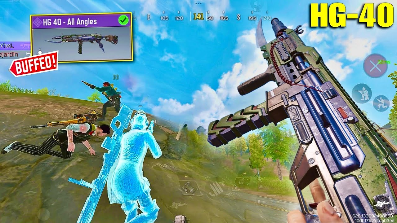 HG-40 AFTER BUFF IS TOO BROKEN 🔥 IN COD MOBILE | BEST HG-40 GUNSMITH CODM BR