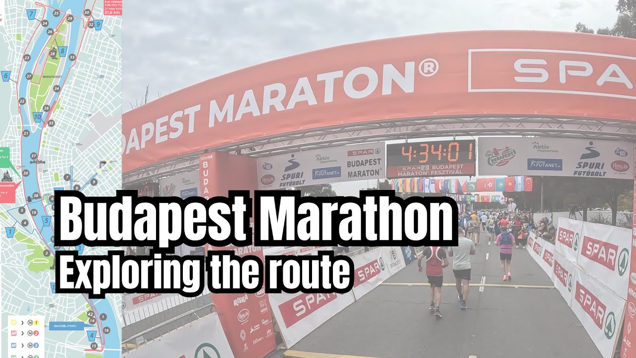Budapest Marathon 2025 - Exploring the route - 14km, half marathon, 30km, full marathon, relay teams