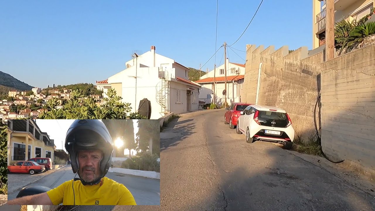 Στα στενά στο Παν Βαθύ περιήγηση με το μηχανάκι.....(#257)