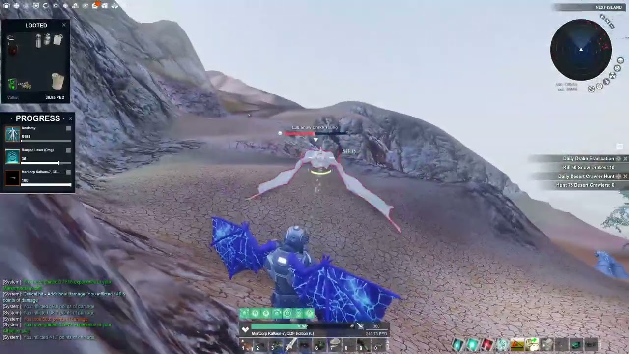 Entropia Universe   Snow Drake   Next Island