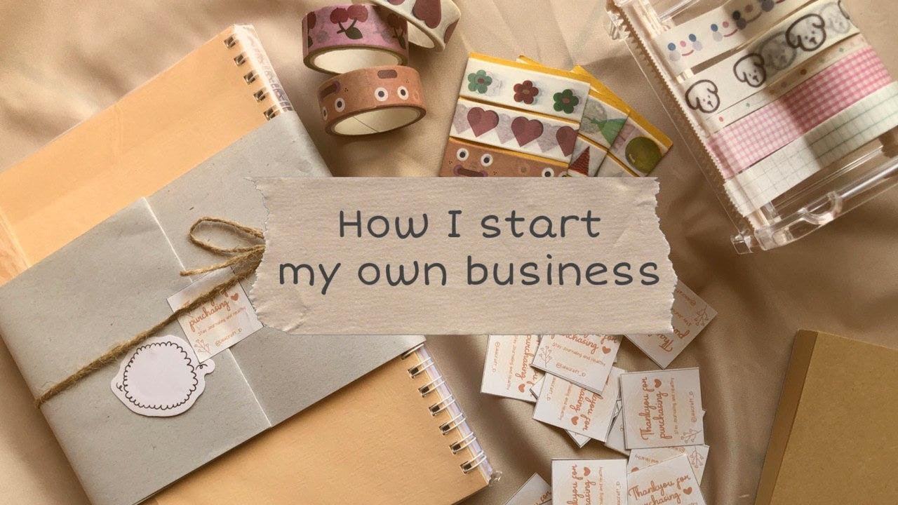 how I start my own business | washitape sample | indonesia