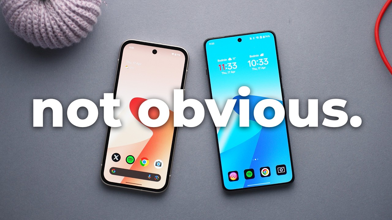 Pixel 9a Vs. OnePlus 13R is NOT easy.