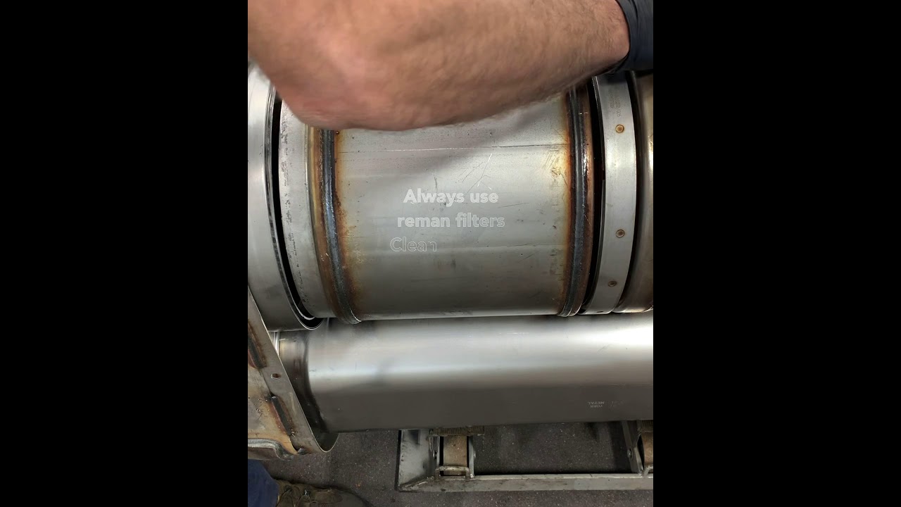 Quick and Simple dpf filter install. After treatment. Dd15. Pain locker