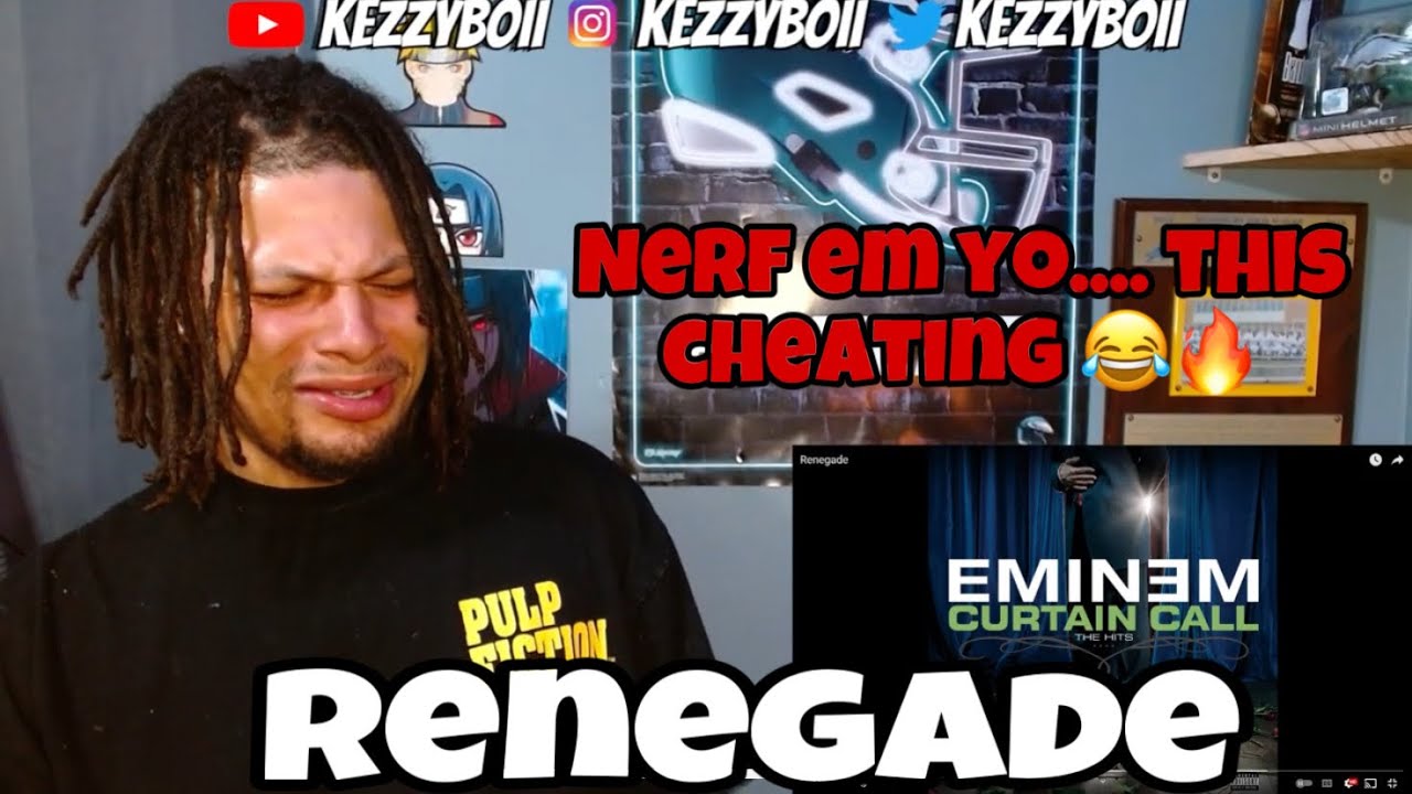 THEY NEED TO NERF EM!! - Eminem Ft. Jay-Z Renegade (REACTION)