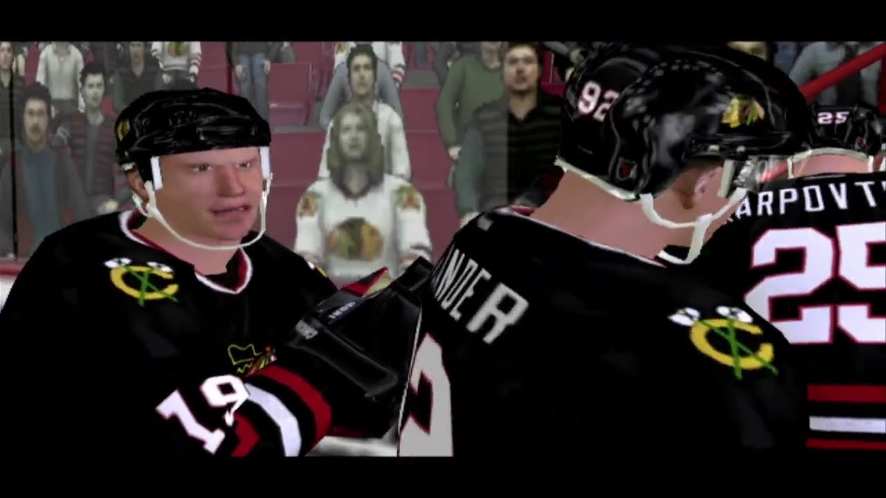 NHL 2003 GAMEPLAY ON A RGH XBOX 360 WITH XEFU 5 FIXES AUDIO ISSUES 480p BLACKHAWKS VS HURRICANES
