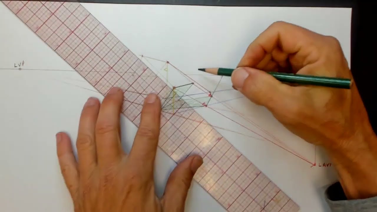 108. Perspective Drawing:  Negative Shadows, Inclines