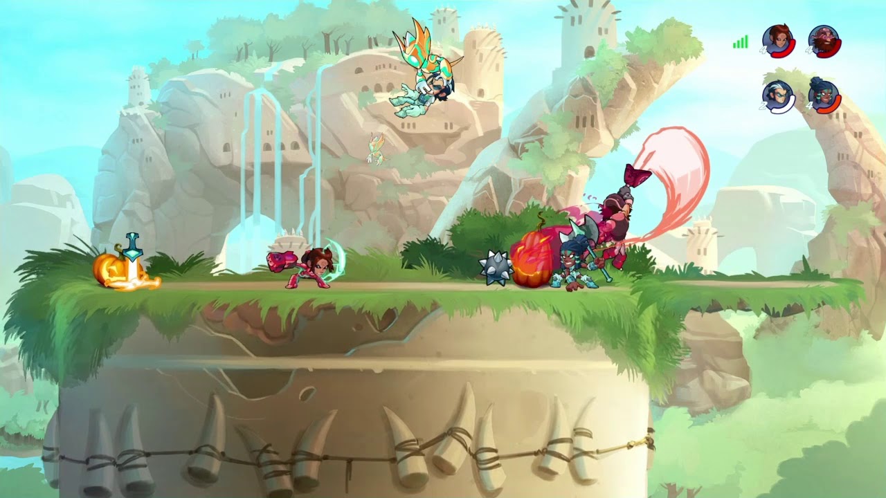 need-for-speed & xbranden vs diandroid & ?????? Brawlhalla (custom game room)