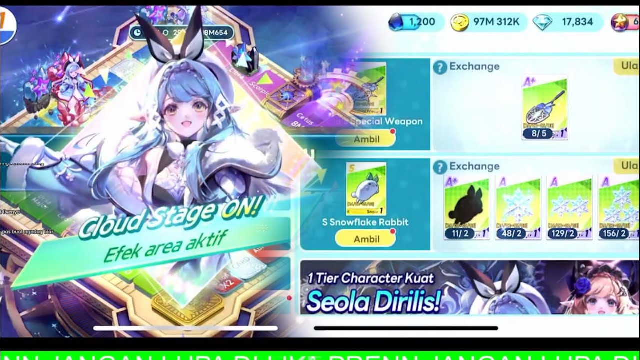 SAATNYA GACHA EVENT CARD BARU SEOLA EVENT EARLYBRID !!! - LET'S GETRICH