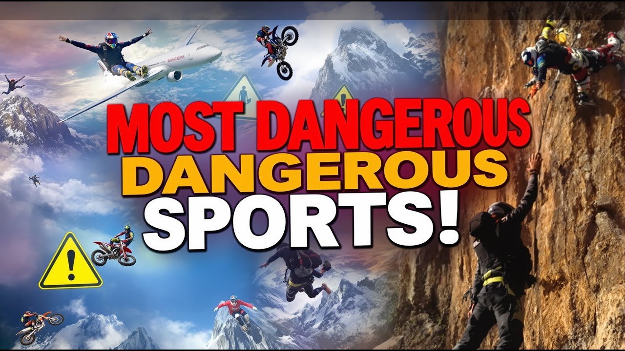 Top 10 Most Dangerous Sports in the World ⚠️ | Would You Dare Try These?
