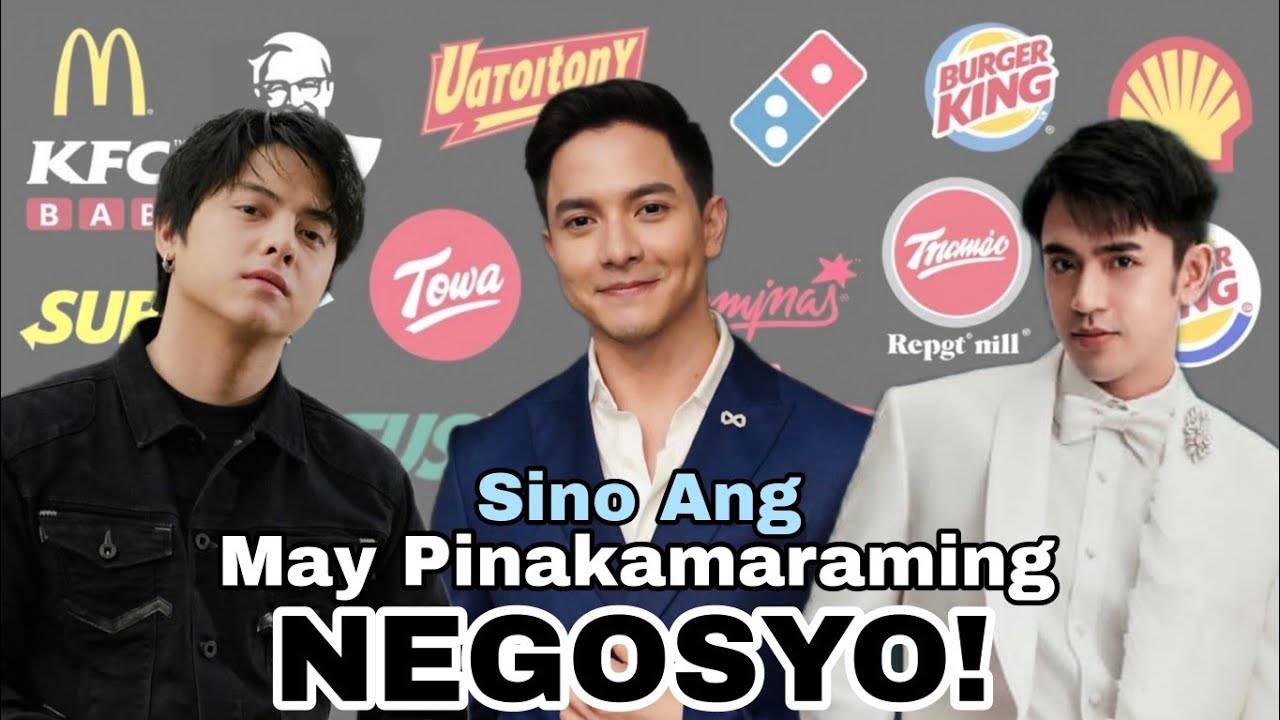 Sino Ang May Pinakamaraming NEGOSYO | Alden Richards David Licauco o Daniel Padilla 