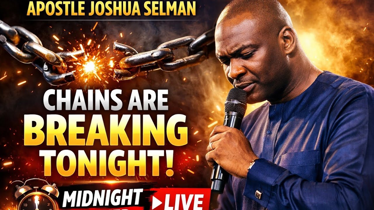 TONIGHT IS YOUR NIGHT‼️ Chains Are Breaking Midnight Prayer | Apostle Joshua Selman #koinonia 