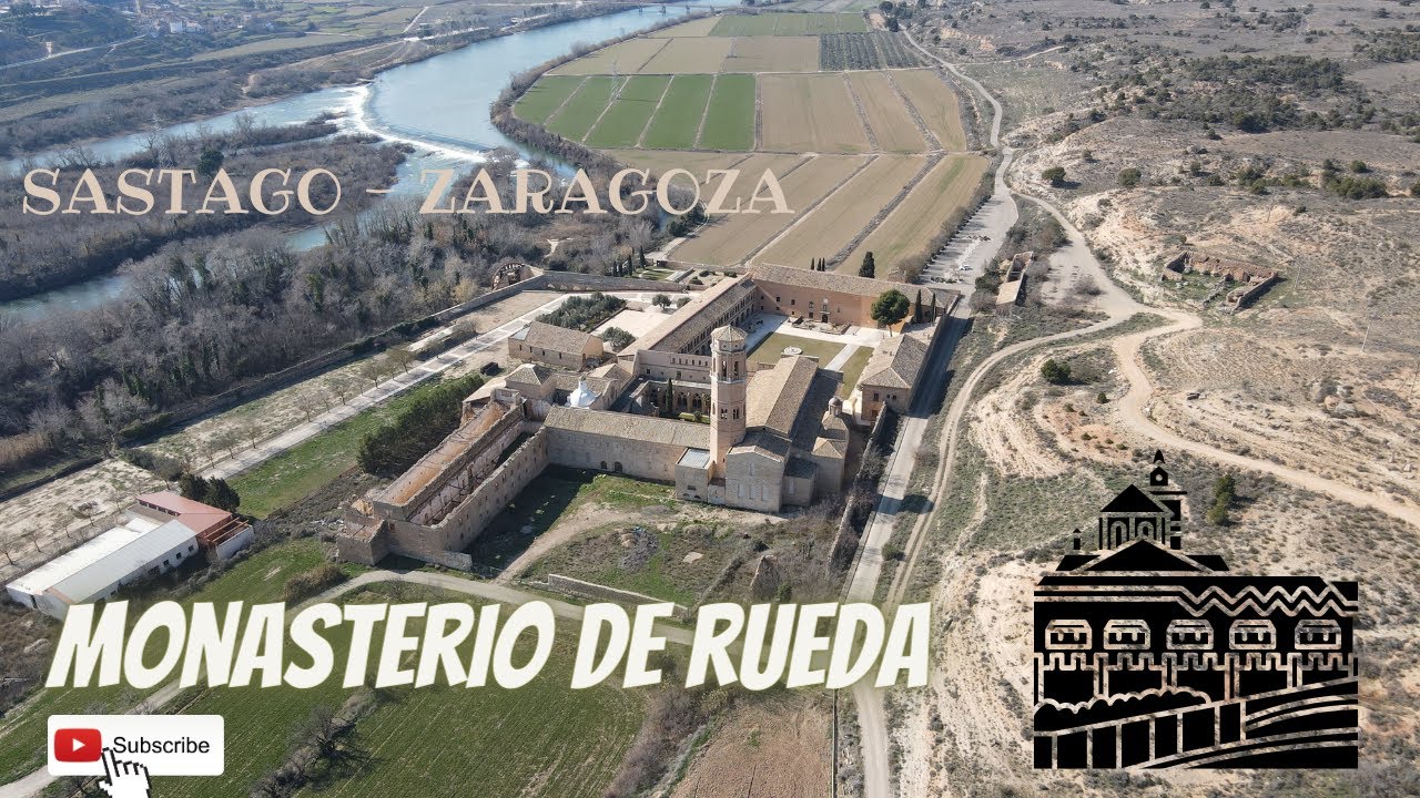 Monasterio de Rueda, S&aacute;stago, Zaragoza / DJI Mavic Air 2 / 4K