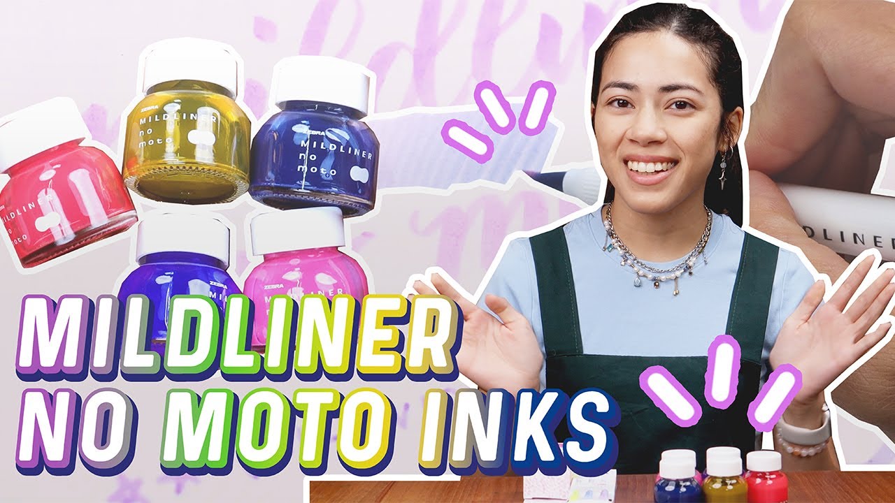 Unboxing the Zebra Mildliner No Moto Inks