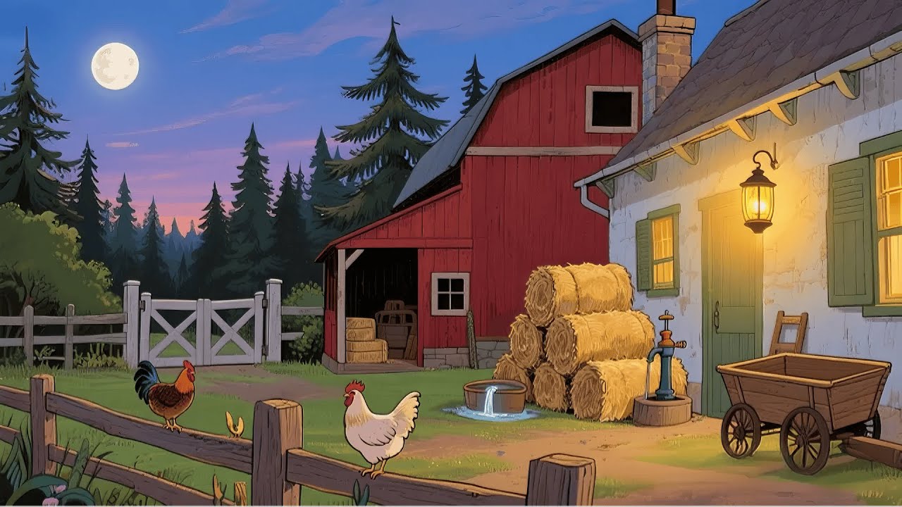 A Gentle 1950s Garden with Chickens— Another Room Humming with the Breeze and the Comfort of Silence