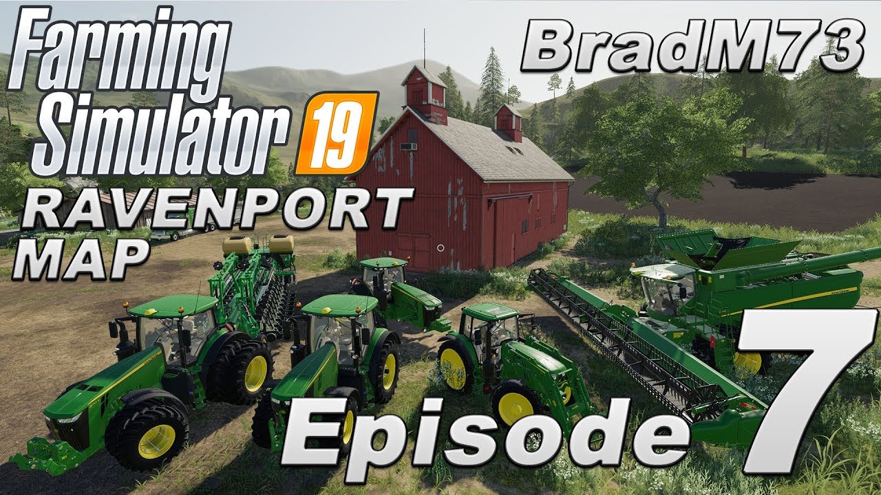 Farming Simulator 19 Let's Play - USA Map - Episode 7 - Basic Forestry & Wood Chipping!
